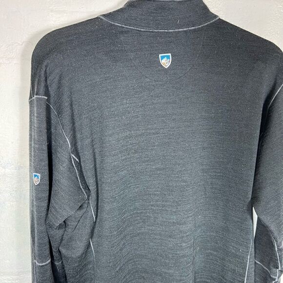 Kuhl men's Ryzer 1/4 zip stand collar pullover sweater Large 3112 21F - Picture 4 of 8